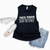 Thick Thighs Thin Patience Funny Workout Tank Top for women