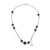 Collette Z Sterling Silver Black Cubic Zirconia Fashion Necklace