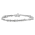 Sterling Silver Diamond X-Link Tennis Bracelet (1 cttw, I-J Color, I3 Clarity)