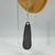 Small Thin Teardrop - Castle Stone Stain - Lightweight Earrings - Handmade