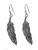 Abalone feather earring