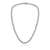 Collette Z Collette Z Sterling Silver Clear Cubic Zirconia Wreath  Necklace