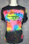 I've Changed So Much Reverse Tie Dye Patchwork Tee