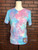 Cotton Candy Pink/Blue Tie Dye Blank Tee