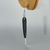 Small Thin Teardrop - Castle Stone Stain - Lightweight Earrings - Handmade