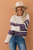 Navi Loose Round Neck Sweater