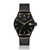 "VADUZ" MENS LEATHER BAND WATCH