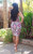 My Basic Racer Back Body-con Fit Tribal Print Midi