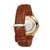 "HAVANA" MENS LEATHER BAND WATCH