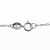 Collette Z Sterling Silver Blue Cubic Zirconia Flower-shape Necklace