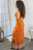 Lamour Floral Cut Out Maxi Dress