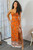 Lamour Floral Cut Out Maxi Dress