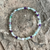 Fluorite Amethyst Bead Bracelet