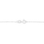 14K Gold 1/4 Cttw Round-Cut Graduating Diamond Open Circle Hoop 18" Pendant Necklace (J-K Color, I1-I2 Clarity)