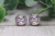 Free Spirit  Glass Stud Earrings
