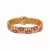 Collette Z Gold Plated and Red Floral Fashion Bracelet