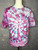 Amethyst Swirl Ice Tie Dye Blank Tee