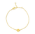 ZOE GOLD DAINTY DISC BRACELET