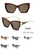 Large Cateye Design with Design Arm