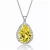Collette Z Sterling Silver Yellow Cubic Zirconia Pendant