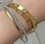 CARRIE GOLD DIAMOND CUFF BRACELET