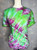 Magenta Garden Ice Tie Dye Blank Tee