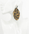 Fringe Cheetah Suede Leather Hoop Earrings 