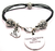 I Love Someone With Sarcoma Pewter Beaded Black Cord Bracelet