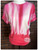 The Red Drip Bleached Blank Tee