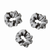 Grey Scrunchies