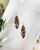 Banana Leopard Print Leather Dangle Earrings
