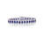 Collette Z Sterling Silver Blue Cubic Zirconia Tennis Bracelet