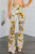Sunflower Love Letter Buttery Soft Bell Bottom Pants