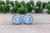 Olaf Ice Break || Glass Stud Earrings || Hypoallergenic
