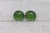 Leopard Glass Stud Earrings