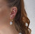 PAIGE DAINTY PEARL HUGGIE HOOP EARRINGS