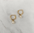 PAIGE DAINTY PEARL HUGGIE HOOP EARRINGS