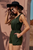 Strap Tie Sleeve Buttons Stylish Romper