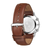 MENS LEATHER BAND CHRONOGRAPH WATCH