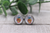 Colorful Pineapples Glass Stud Earrings