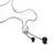 Collette Z Sterling Silver Pearl and Black Bead Necklace