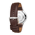 "ATHENS" MENS LEATHER BAND WATCH