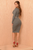 Ribbed Long Sleeves Cropped Top and Matching Midi Skirt