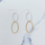 Ring Drop Dangle Earrings