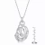 Collette Z Sterling Silver Cubic Zirconia Twisty Pendant