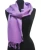 Solid Color Metallic Pashmina Purple