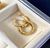 THALIA GOLD CHUNKY SMALL PAVE HOOP EARRINGS