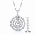 Collette Z Sterling Silver Cubic Zirconia Radial Necklace
