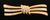 Gold & Silver Bow-Shaped Automatic Barrette