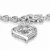 Collette Z Sterling Silver Cubic Zirconia Bracelet With Heart Charm